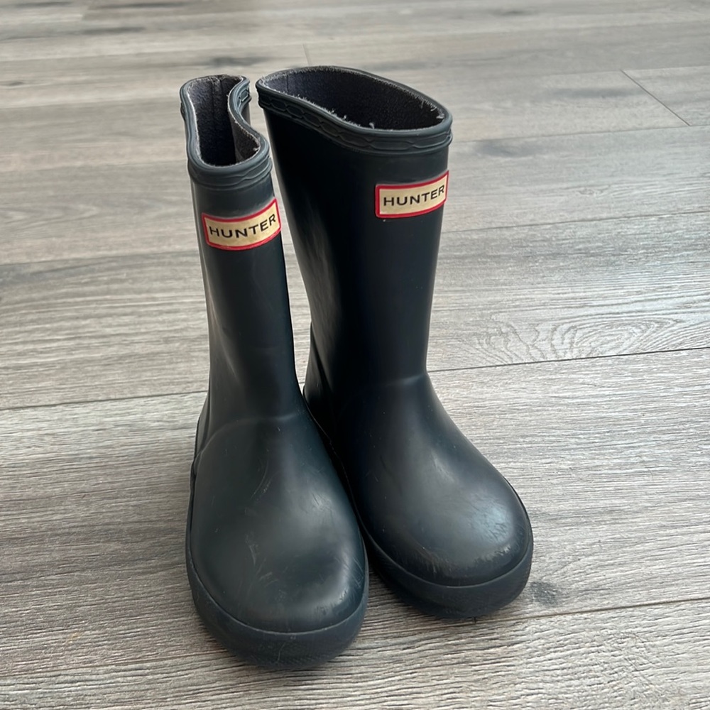 Hunter Rain Boots: Black
